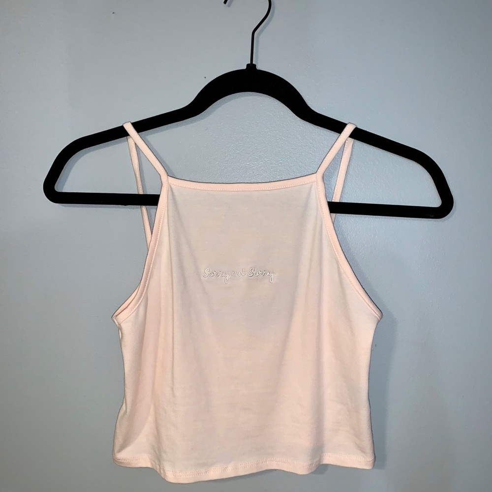 Baby Pink Crop Top